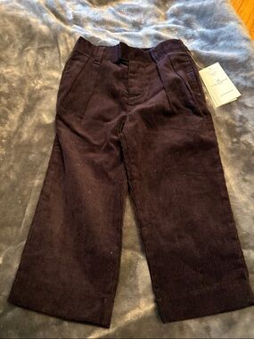 Ralph Lauren Kids Corduroy Wide-Leg Pants - Dark Brown